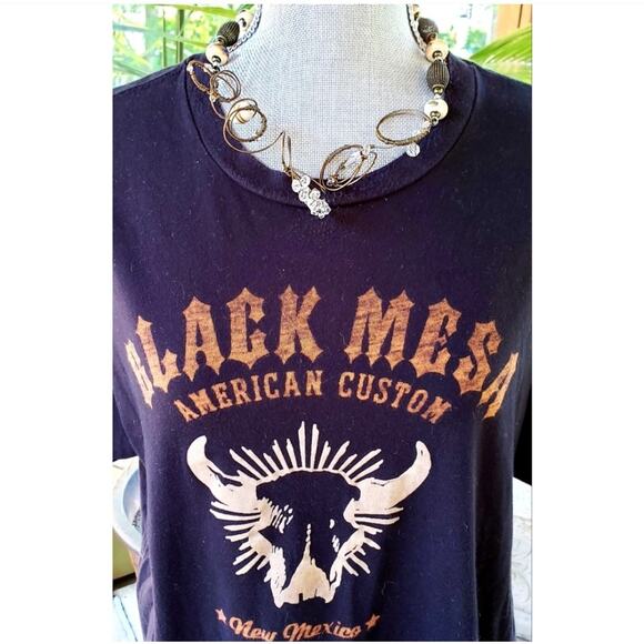 Artisan Handcrafted Necklace Texas Western Rugged Barb-Wire & Swarovski Crystal - Picture 3 of 9